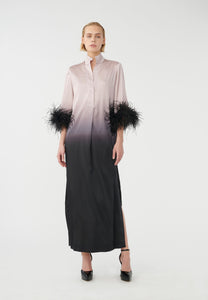 Joselyn Dress with feathers