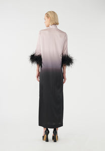 Joselyn Dress with feathers